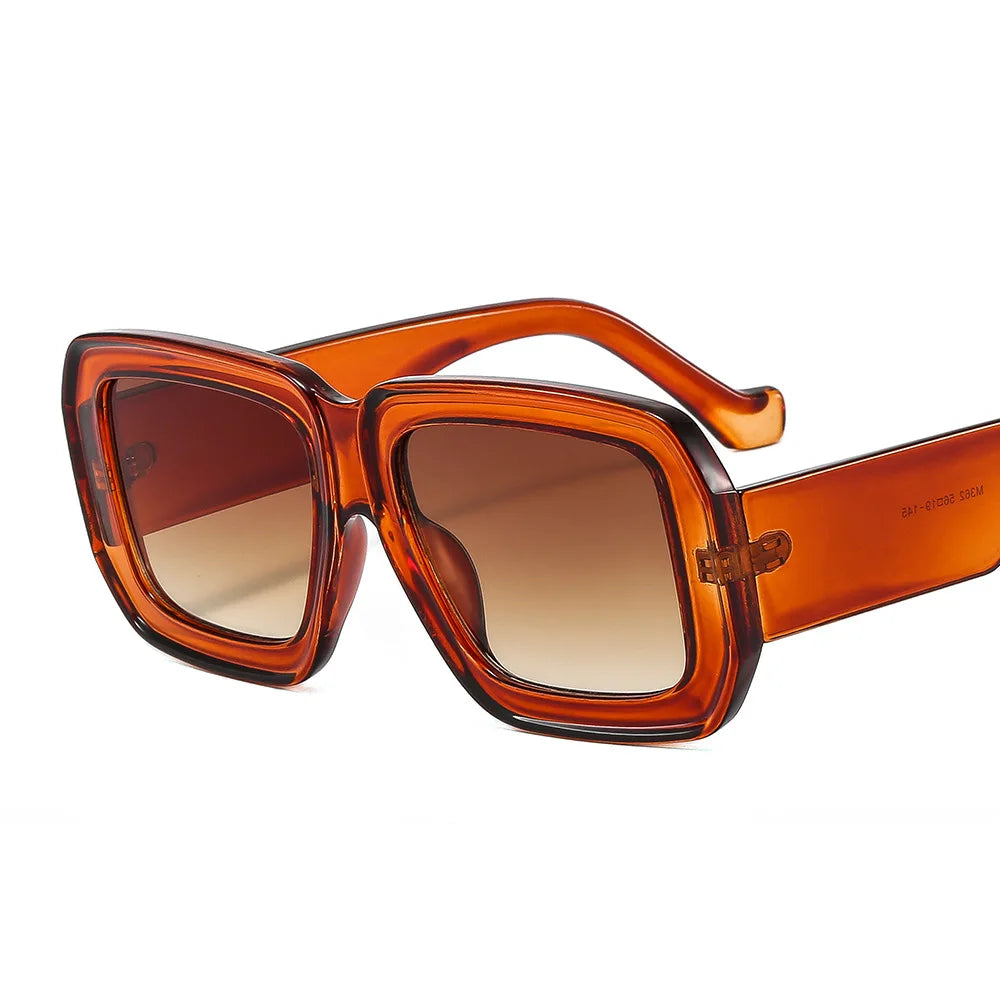 Gafas de Sol Cuadradas Grandes Retro Estilo Único Moderno