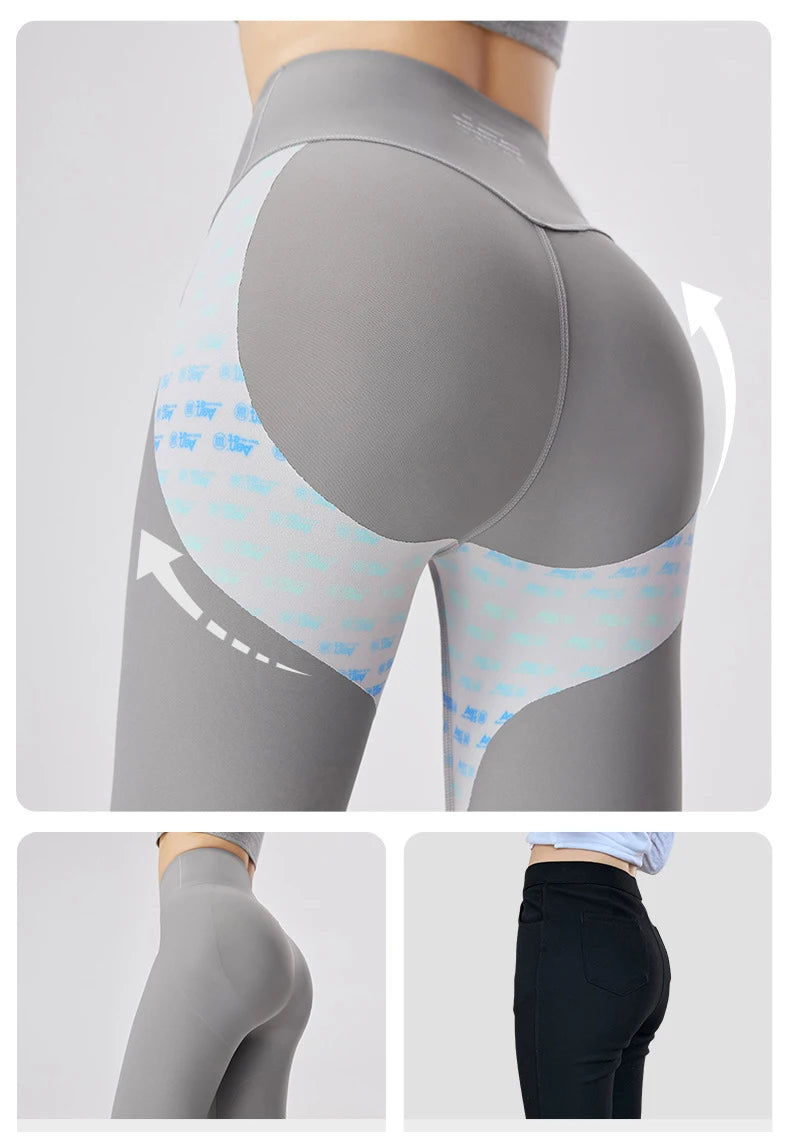 Leggings Piel Tiburón Shaping | Realce Glúteos Sin Costuras | Cintura Alta Sexy Fitness PV | Ticotrendy