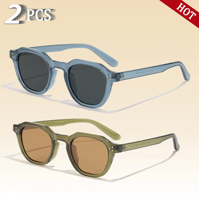 Gafas de Sol Polarizadas CATERSIDE | Montura Poligonal TR90 Ultraligera | UV400