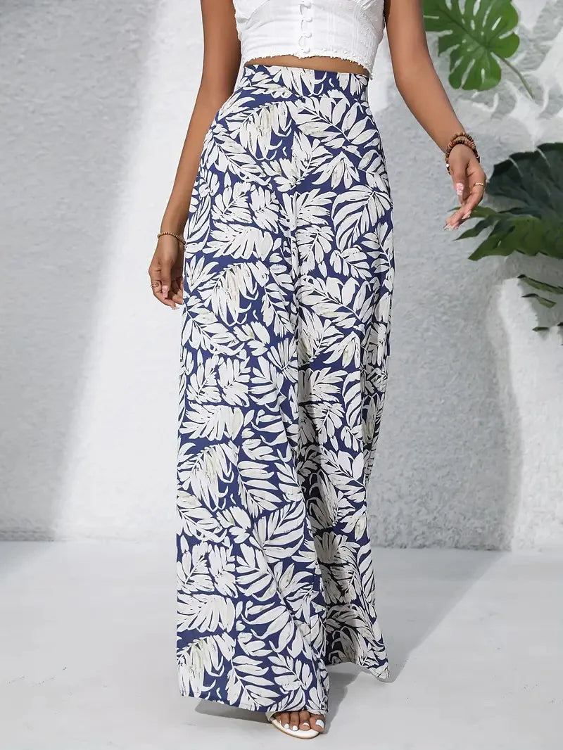 Pantalón Casual Estampado | Diseño Coreano Popular | Estilo Coreano Suelto