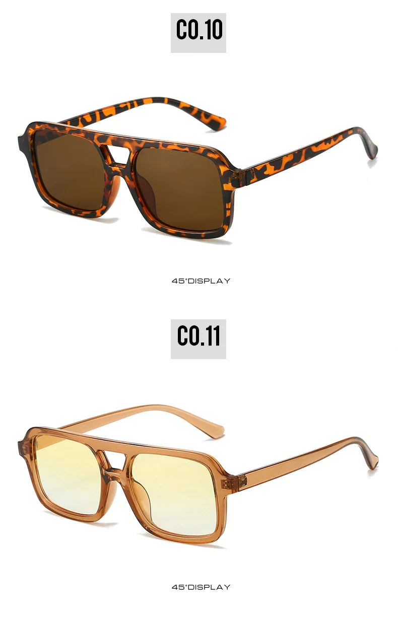Gafas de Sol Piloto UV400 Mujer Doble Puente Moda Costa Rica