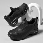 Zapatillas Informales Sin Cordones | Cuero con Cojín de Aire | Antideslizantes | Cómodas
