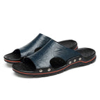 Zapatillas Para Hombre | Estilo Urbano | Verano | Material De Cuero Genuino | Ticotrendy