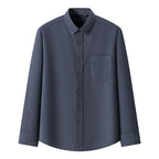 Camisa Oxford Cepillado | Algodón 100% | Ajuste Formal | Blanca Sólida | Ticotrendy