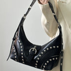 Bolso Gótico Punk Mujer Remaches PU Moda Y2K