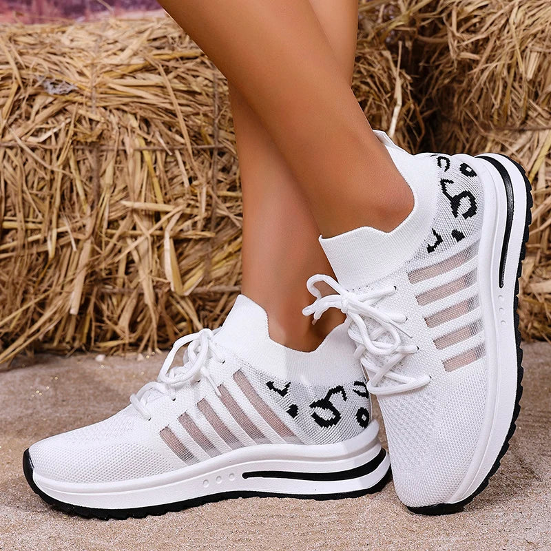 Zapatillas Transpirables con Agujeros | Suela Gruesa | Estampados | Talla Grande | 2025