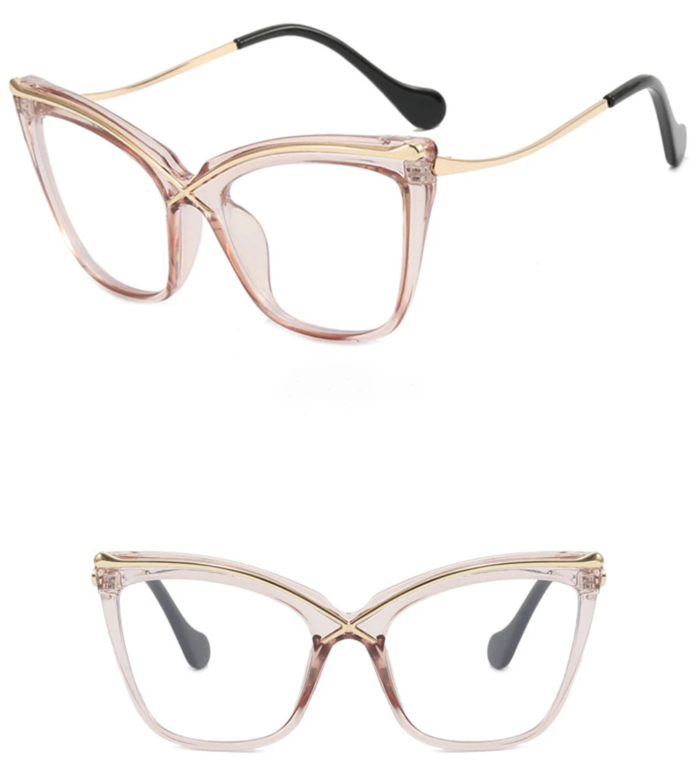 Gafas de Ojo de Gato Contra Luz Azul Elegancia de Tendencia Tico