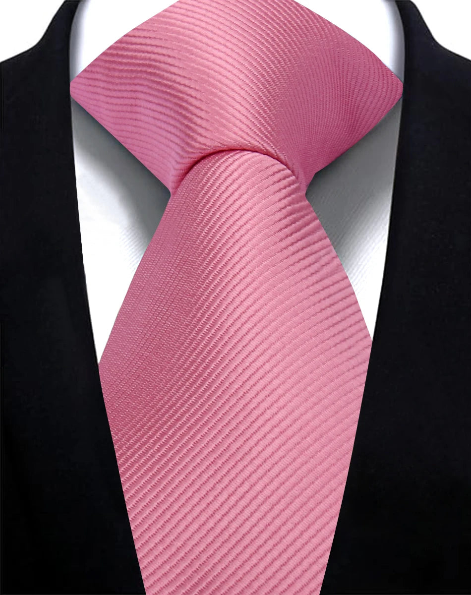 Corbata Lisa De Poliéster Negocios Boda Accesorio De Moda