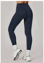 VEQKING Pantalones de Yoga de Cintura Alta para Mujer, Leggings Deportivos con Efecto Scrunch Oculto, de Secado Rápido, Mallas de Gimnasio Suaves para Entrenamiento y Running