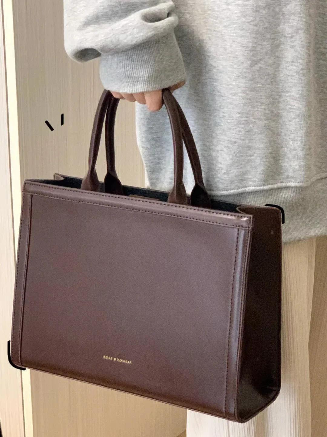 Bolso Mensajero Vintage Mujer Gran Capacidad Cuero PU