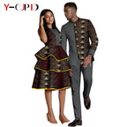 Vestido Escalonado Estampado Africano Pareja | Chaqueta y Pantalón | Tallas S-6XL | Tico Trendy