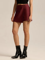 Mini Falda-Shorts Asimétrica | Estilo Elegante | Mujer