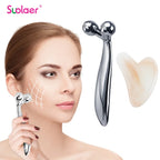 Masajeador Facial Rodillo 3D | Forma Y Rotación 360 Para Modelar | Belleza Y Relax