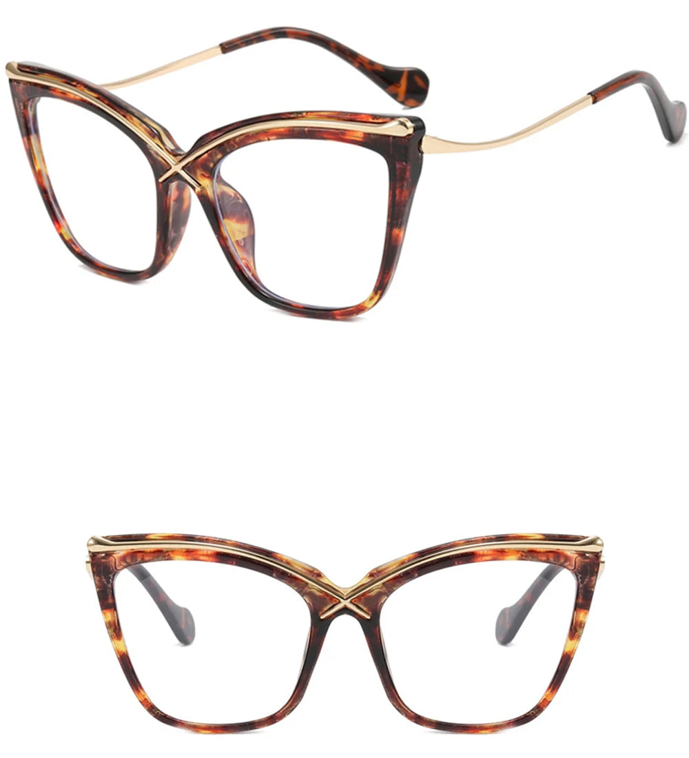 Gafas de Ojo de Gato Contra Luz Azul Elegancia de Tendencia Tico