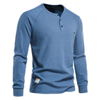 Camiseta Manga Larga Básica Hombre | Transpirable Color Sólido | Tallas S-XXL | Tico Trendy