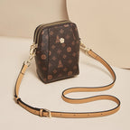 LAORENTOU, Mini bolso para teléfono móvil a la moda para mujer, bolso de hombro femenino con monograma 2025, bolso cruzado, bolso pequeño de viaje para niña