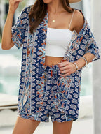 Conjunto Elegante Verano 2025 | Camisa Estampada Resort | Camisa Estampada