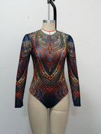 Rashguard de Playa Estampado | Protección UV | Mujer | Vacaciones
