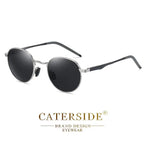 Gafas de Sol CATERSIDE Polarizadas | Montura Redonda Metal | Estilo Punk
