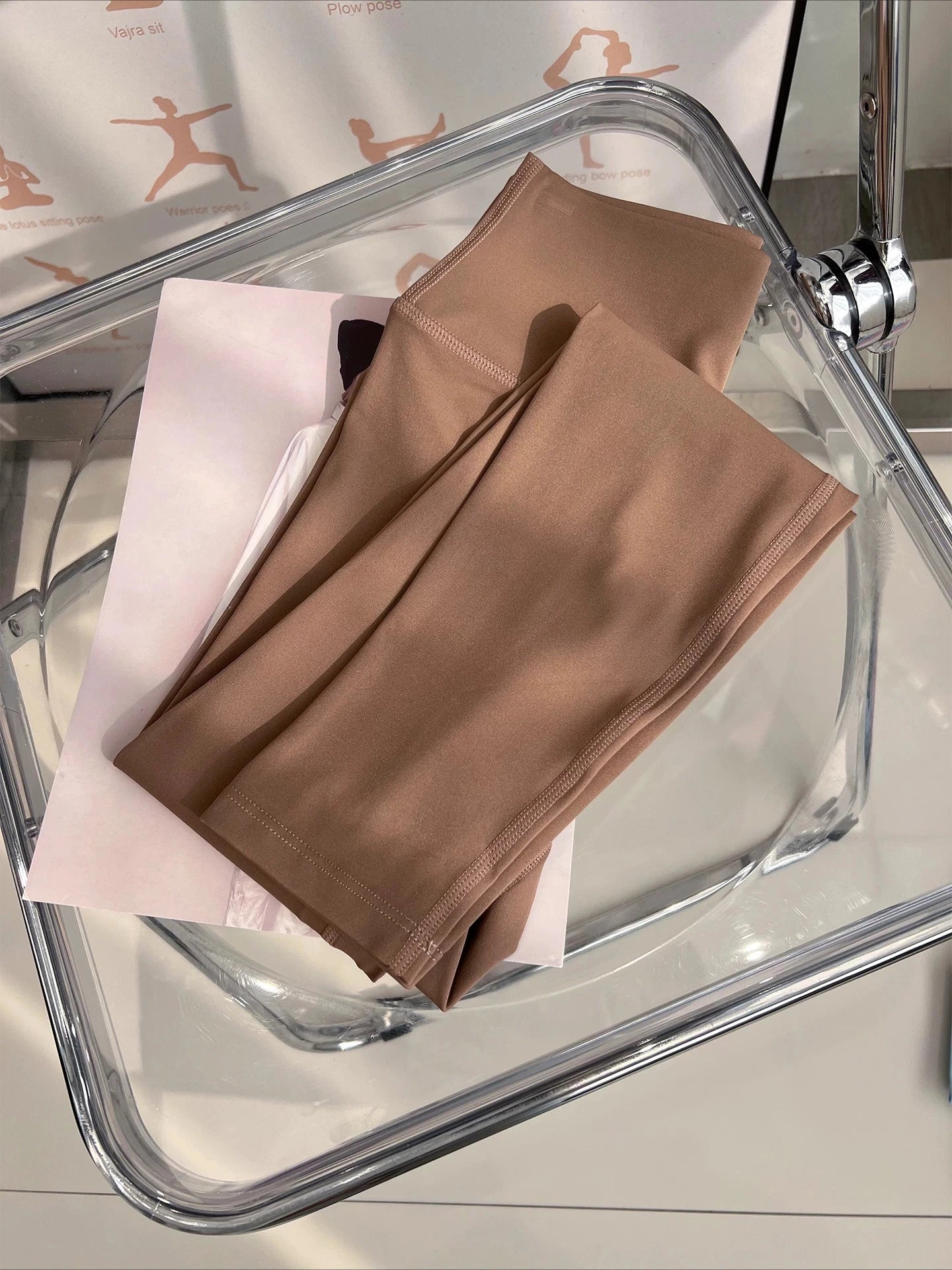 VEQKING Leggings Deportivos de Cintura Alta para Mujer, Efecto Segunda Piel, Secado Rápido, para Gimnasio, Correr, Elásticos, Sólidos, Trajes de Entrenamiento