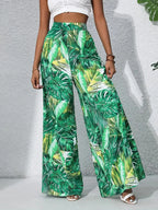 Pantalón Casual Estampado | Diseño Coreano Popular | Estilo Coreano Suelto