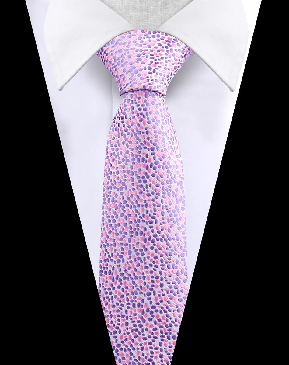 Corbata Jacquard Poliéster De Lujo Para Hombres Estilo Tico