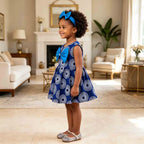 Vestido Algodón Lazo con Pañuelo Bebé Niña | Tallas XS-XXL | Tico Trendy