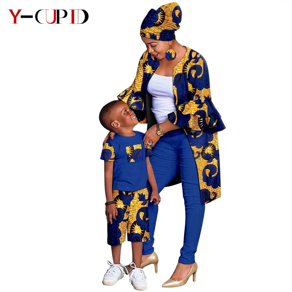 Chaqueta Dashiki Mujer y Conjunto Niño | Madre e Hijo | Tico Trendy