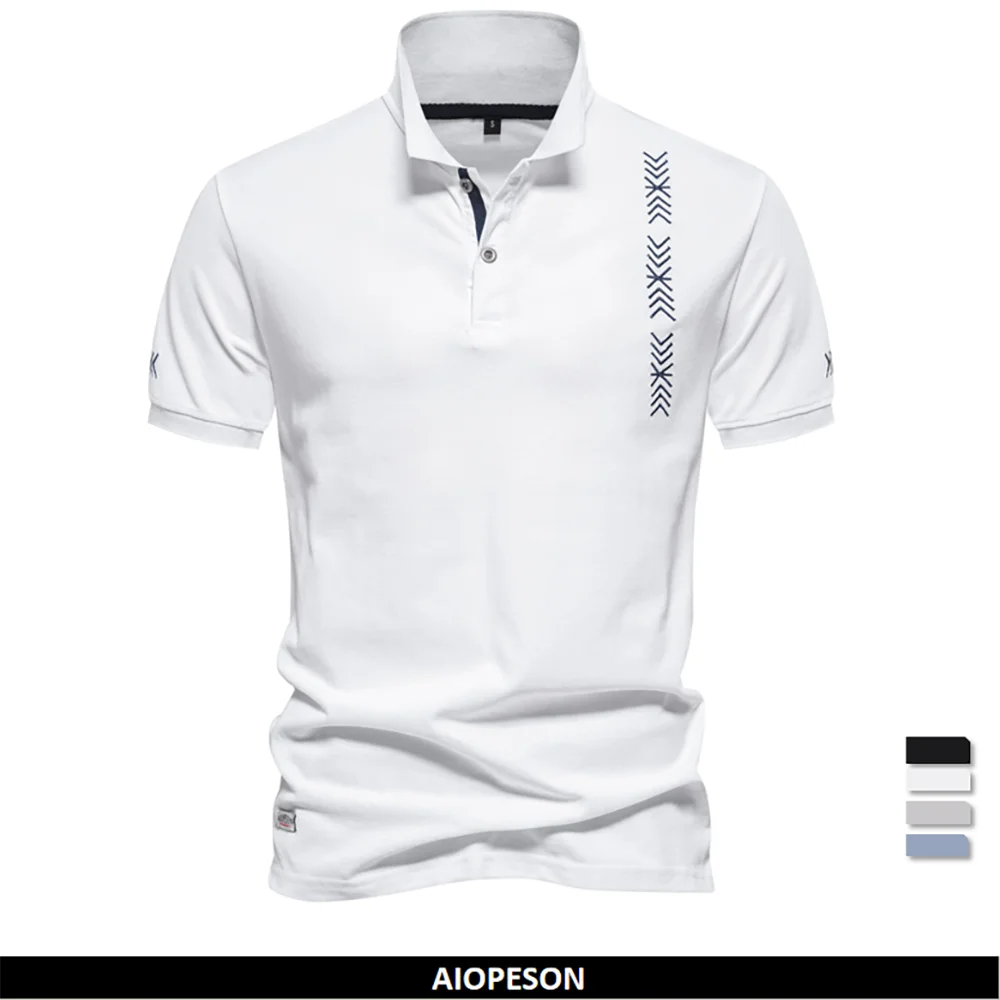 Polo Bordado Manga Corta Hombre | Algodón Verano | Tallas S-XXL | Tico Trendy