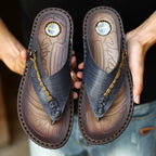 Zapatillas de Microfibra Hombre Verano Hechas a Mano Transpirables | Estilo Conciso