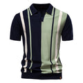 Polo Malla Rayas Transpirable Hombre | Elegante Informal | Tallas S-XXL | Tico Trendy