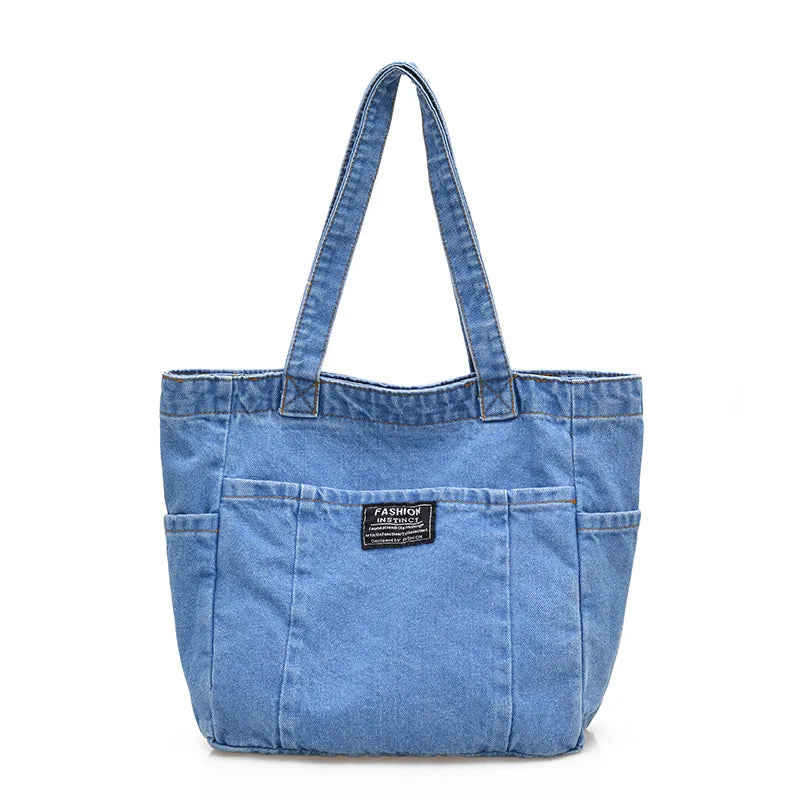 Bolso Hombro Vaquero Mujer Vintage Gran Capacidad Casual