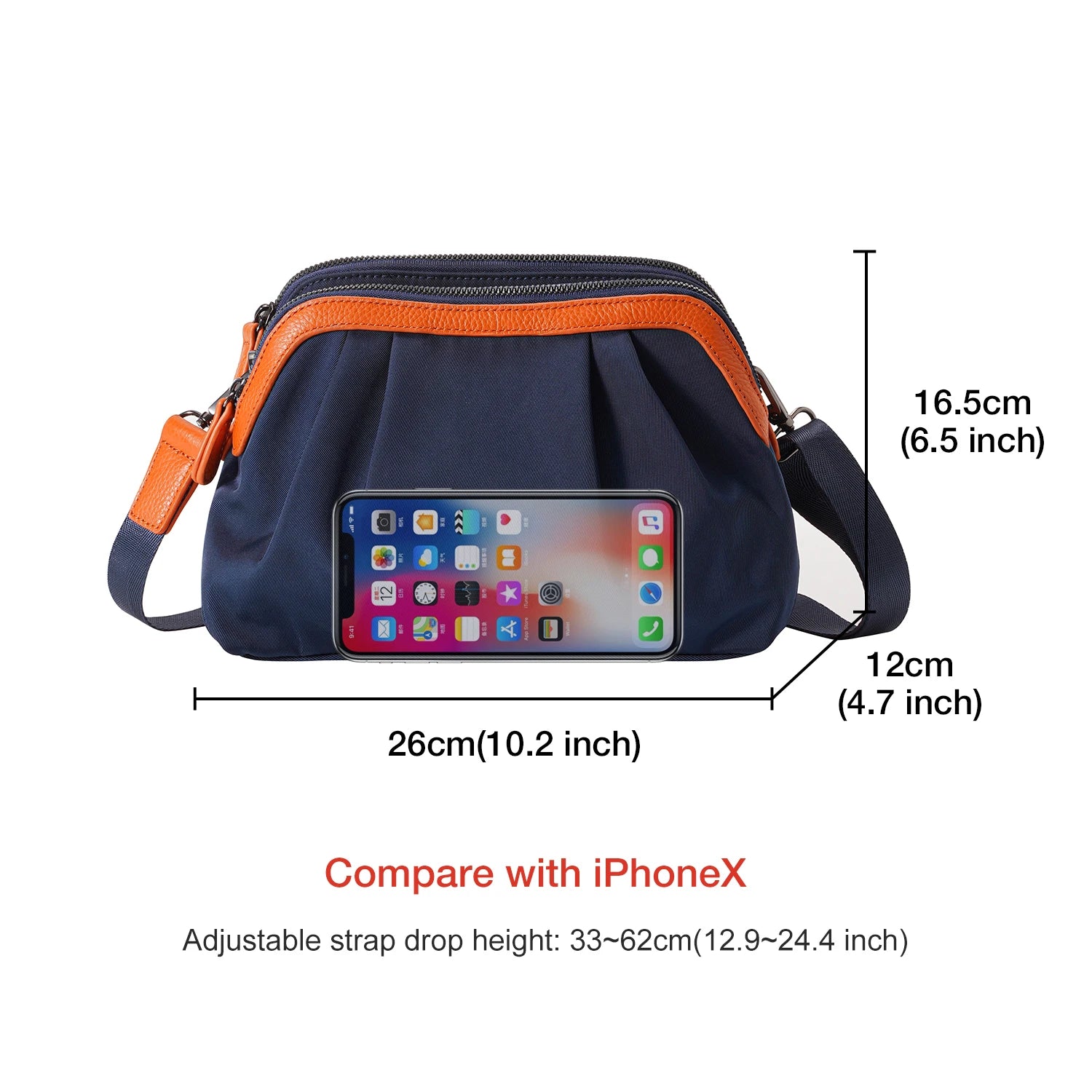 LAORENTOU bolso de mano sencillo para mujer, bolso cruzado informal, nuevo bolso de hombro grande para mujer 2025