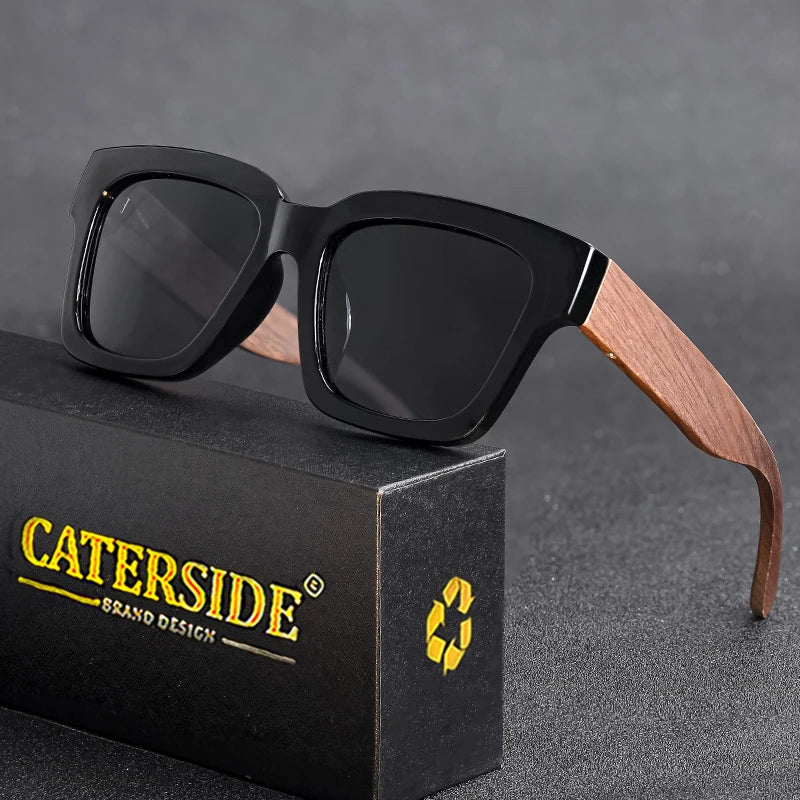 Gafas de Sol de Madera Natural | Lentes Polarizadas UV400 | Estilo Clásico