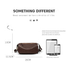 LAORENTOU, bandolera de piel auténtica para mujer, nuevo bolso cruzado para mujer, bolso de mano largo de diseño lujoso, bolso informal que combina con todo, 2025