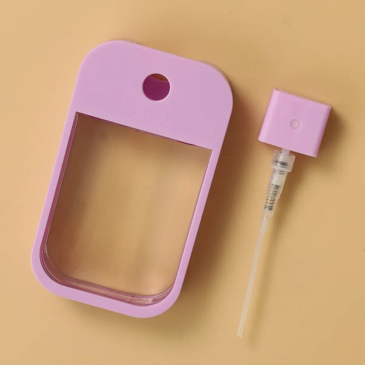 Nuevo 45ml 6 colores portátil recargable desinfectante de manos botellas de Alcohol Mini tarjeta botella con pulverizador viaje subembotellado cosméticos prensa