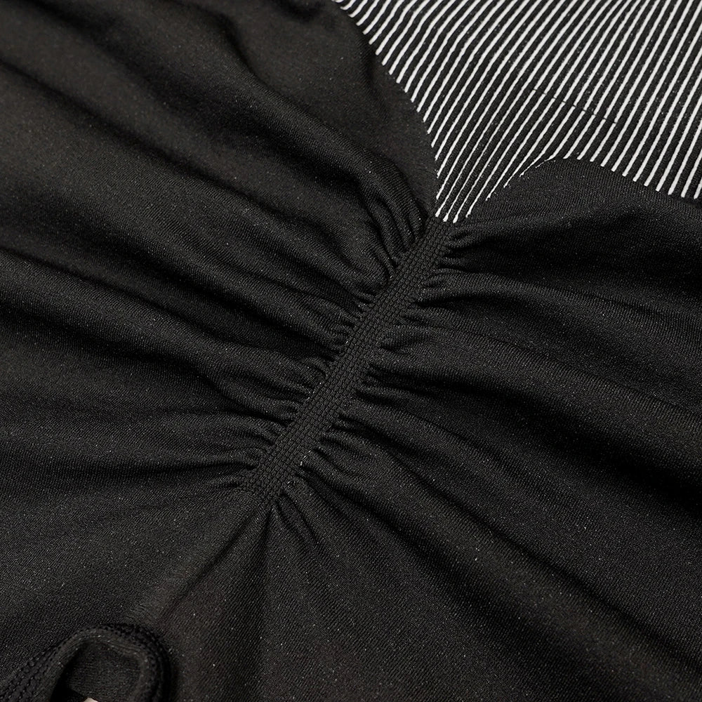 VEQKING 4XL, pantalones deportivos de talla grande para mujer, mallas de Yoga de alta elasticidad sin costuras, mallas de gimnasio con contraste de Color, pantalones de entrenamiento Hiplift
