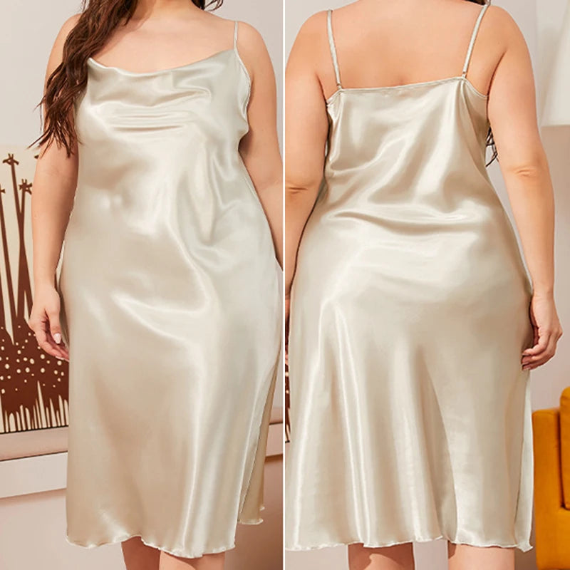 Camisón Manga Corta Cuello Redondo | Talla Grande
