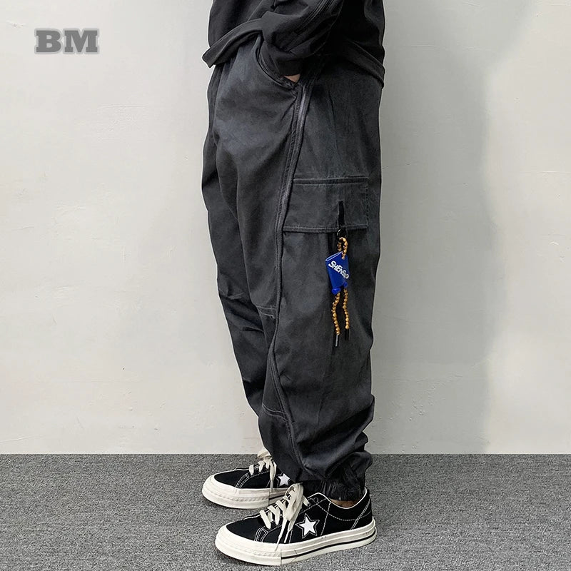 Pantalones Cargo Vintage | Estilo Harajuku | Hombre | Ticotrendy