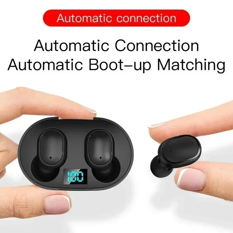 Auriculares inalámbricos Bluetooth E6S TWS auriculares Bluetooth auriculares inalámbricos auriculares con cancelación de ruido con micrófono