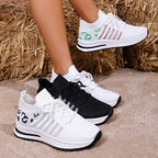 Zapatillas Transpirables con Agujeros | Suela Gruesa | Estampados | Talla Grande | 2025