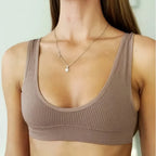 Top Tubo Encaje | Bralette Sin Costuras | Almohadillas Extraíbles | Ticotrendy