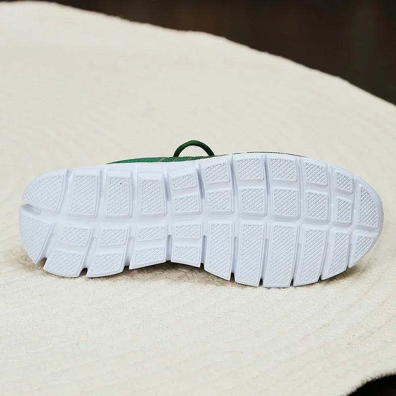 Zapatillas de Punto Transpirables | Plataforma | Suela Blanda | Talla Grande | Verano