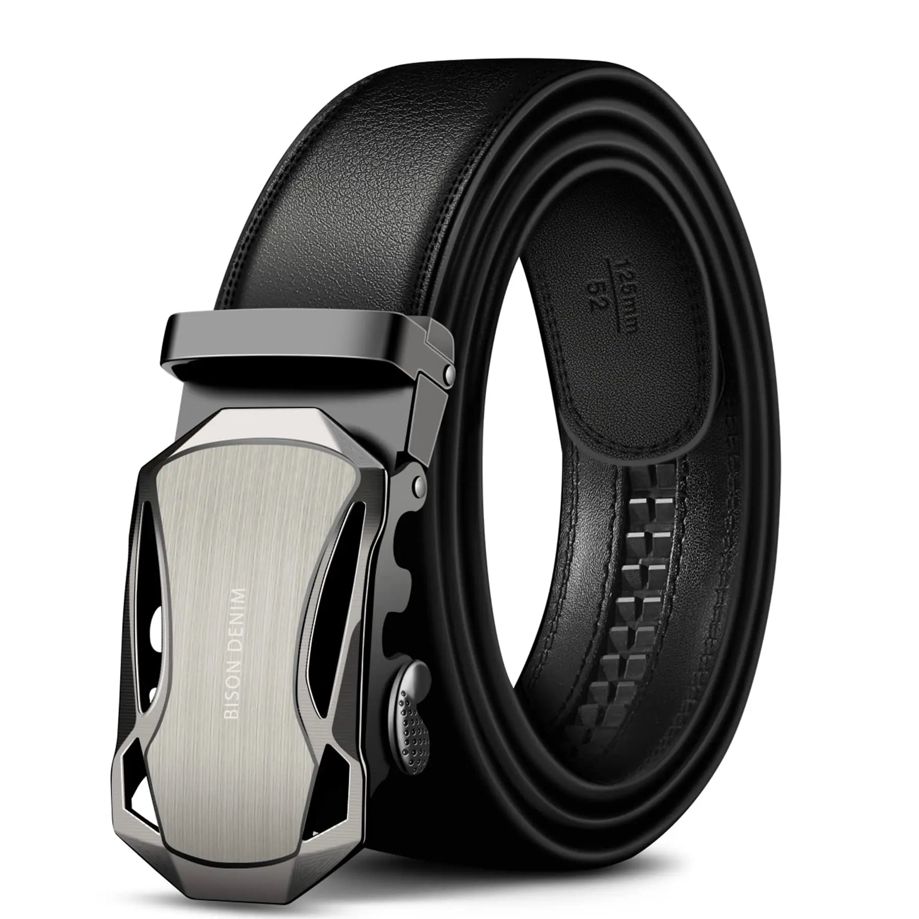 Luxury Brand Business Belt Men Top Quality Genuine Leather Waist Strap Black Male Simple Automatic Buckle Jeans Belts for Men