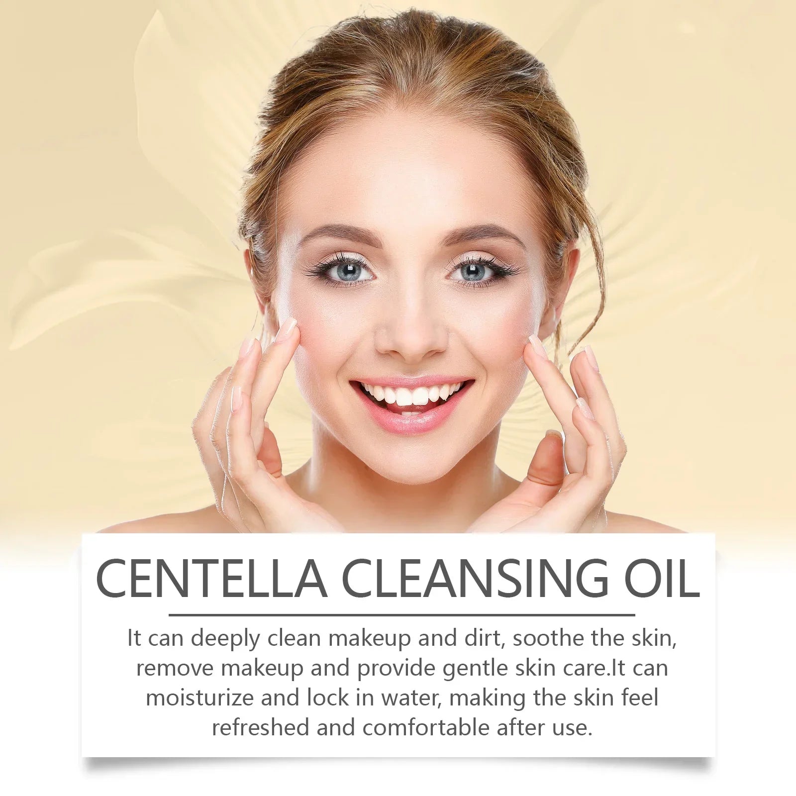 Aceite Limpiador Desmaquillante Facial | Centella Vitamina E | Control Sebo Piel Sensible