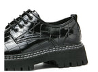 Zapatos Vestir Marrones Hombre | A Cuadros Cordones Punta Redonda Informal Negocios