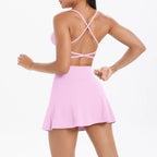 Conjunto Deportivo Yoga 2 Piezas | Ticotrendy Sujetador Shorts Mujer Estilo Fitness