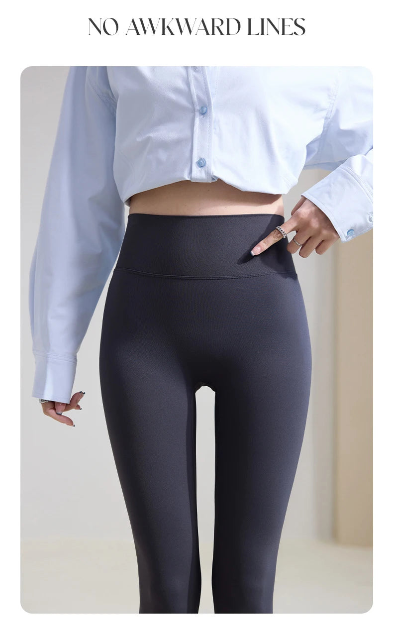 Leggings Piel Tiburón Sensación Desnuda | Sin Costuras Sexy Deportes | Mallas Ajustadas PV | Ticotrendy