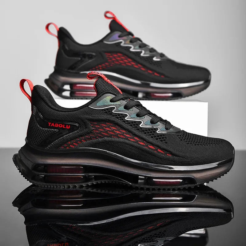 Zapatillas de deporte finas para hombre, zapatos transpirables huecos, de marca, para correr, de red, para jóvenes, verano, 2023