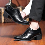 Zapatos Oxford Hombre Charol Elegantes Punta Puntiaguda Fiesta Boda | Alta Calidad